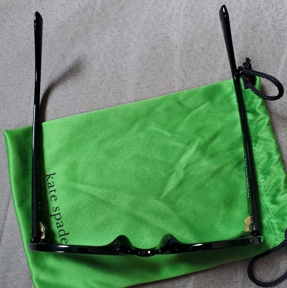 Kate Spade - Women's Samantha/S 8079O Black Cat Eye Sunglasses 54mm Black - Picture 12 of 12